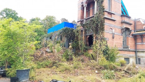 Bombed conservatory